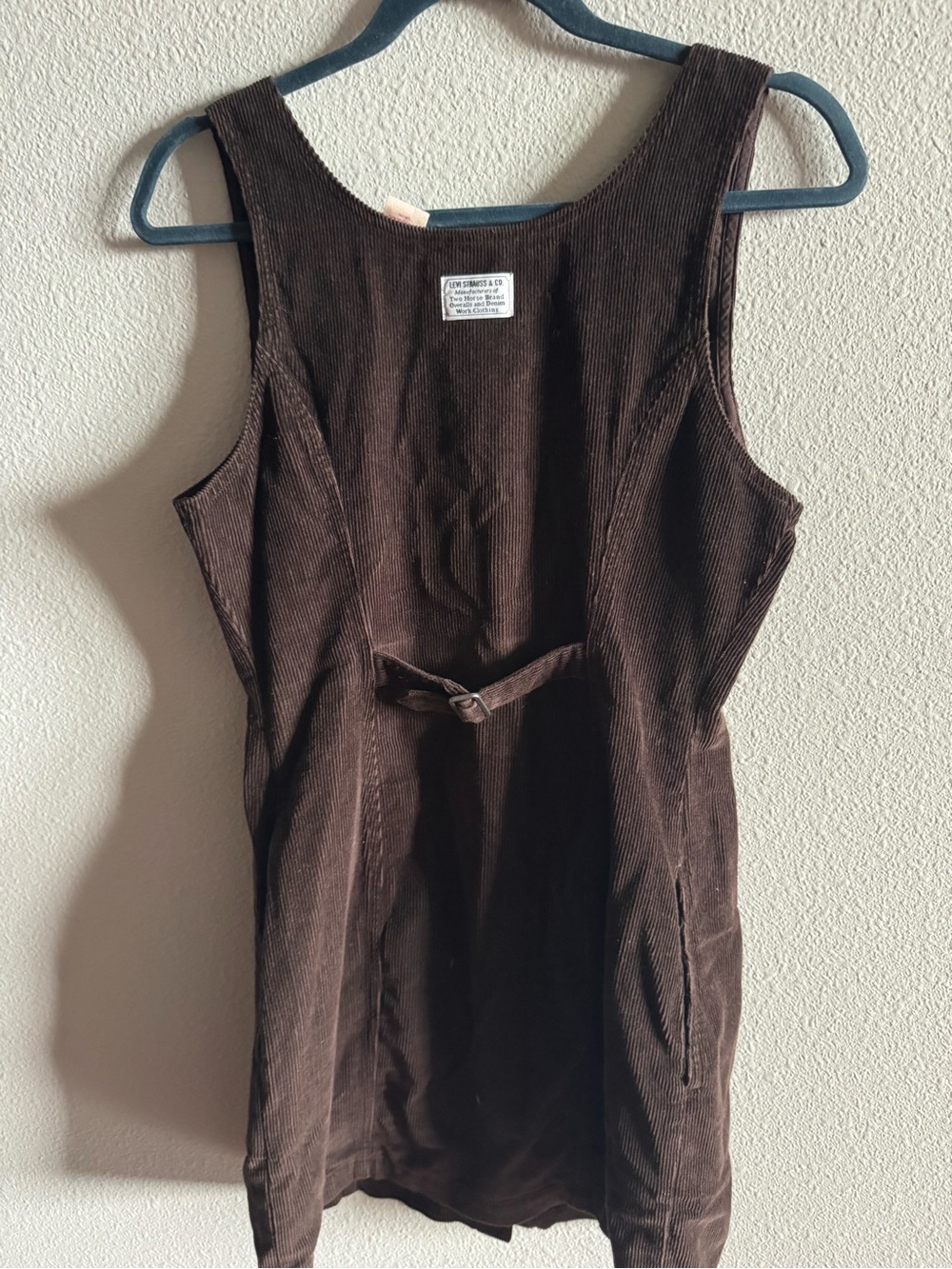 Levi’s Corduroy Mini Dress - Brown
